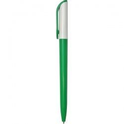 PR307-1 Ручка с поворотным механизмом бело-зеленая 3