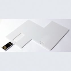VF-801С2 флешка в виде кредитной карточки Белый пластик 32GB