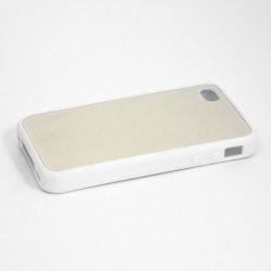 Чехол для Iphone 5, резиновый (белый) распродажа