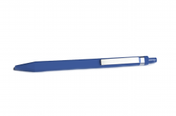 2201/06 Ручка прозрачная с металлическим клипом синяя RADICAL