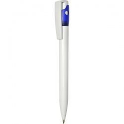 PR021-м Ручка автоматическая бело-синяя